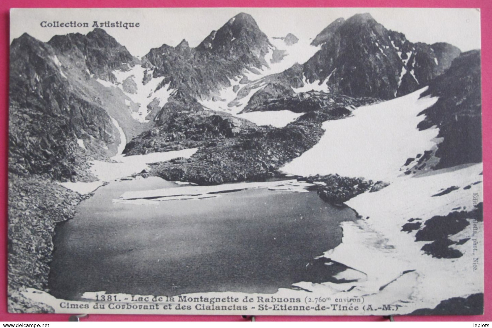 Visuel Pas Très Courant - 06 - St Etienne De Tinée - Lac De La Montagnette De Rabuons - Très Bon état - Saint-Etienne-de-Tinée