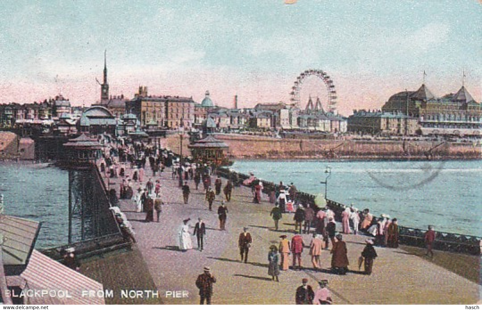 3834	138	Blackpool, From North Pier (postmark 1907) - Blackpool