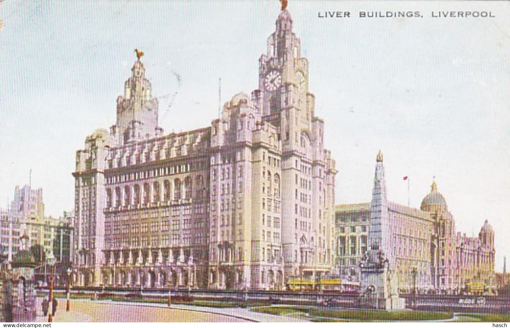 3834	141	Liverpool, Liver Buildings (left Bottum Crease) - Liverpool