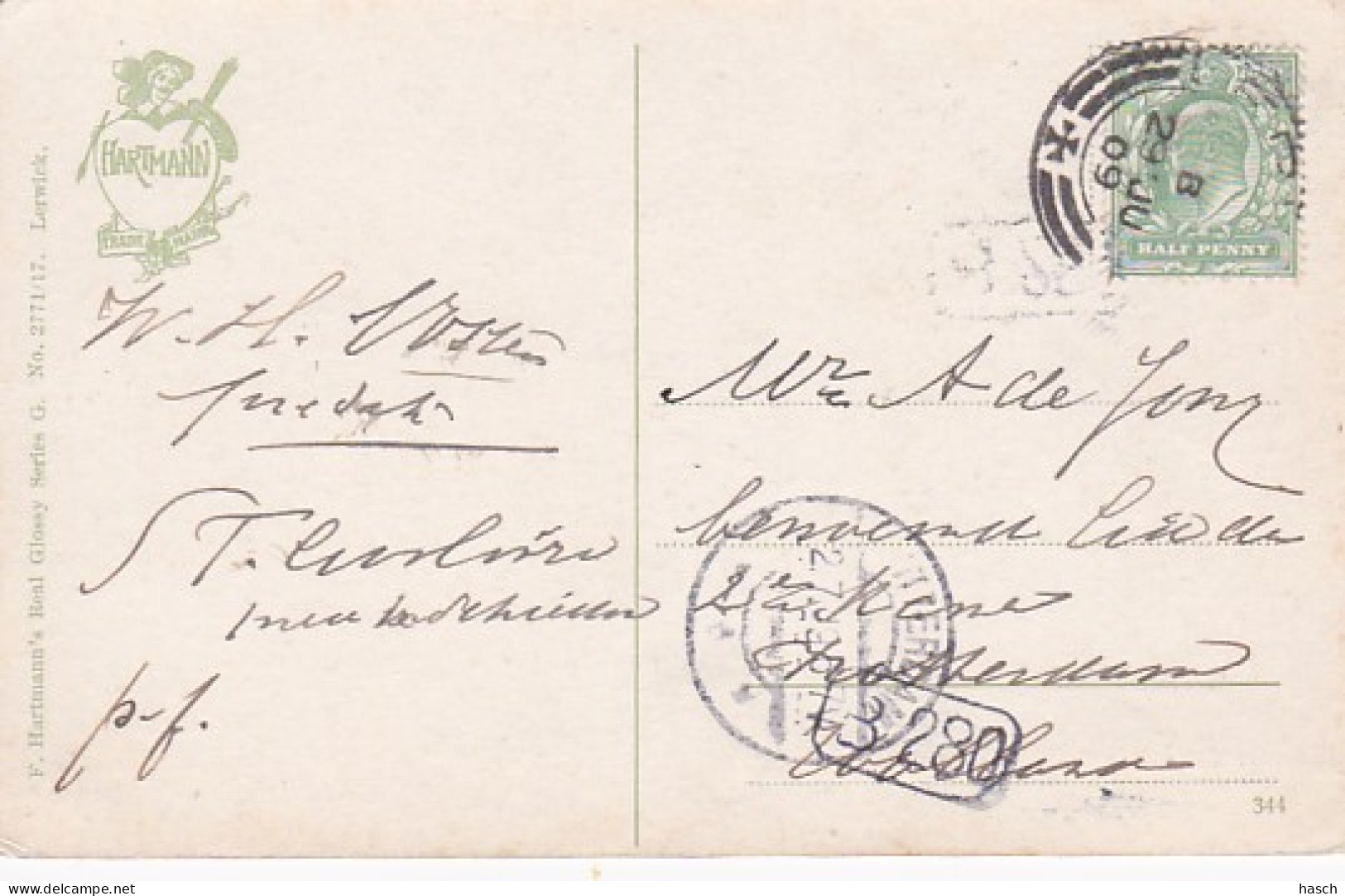3834	166	Lerwick Town Hall At Midnight Of 22nd June. (postmark 1909) (see Corners) - Shetland