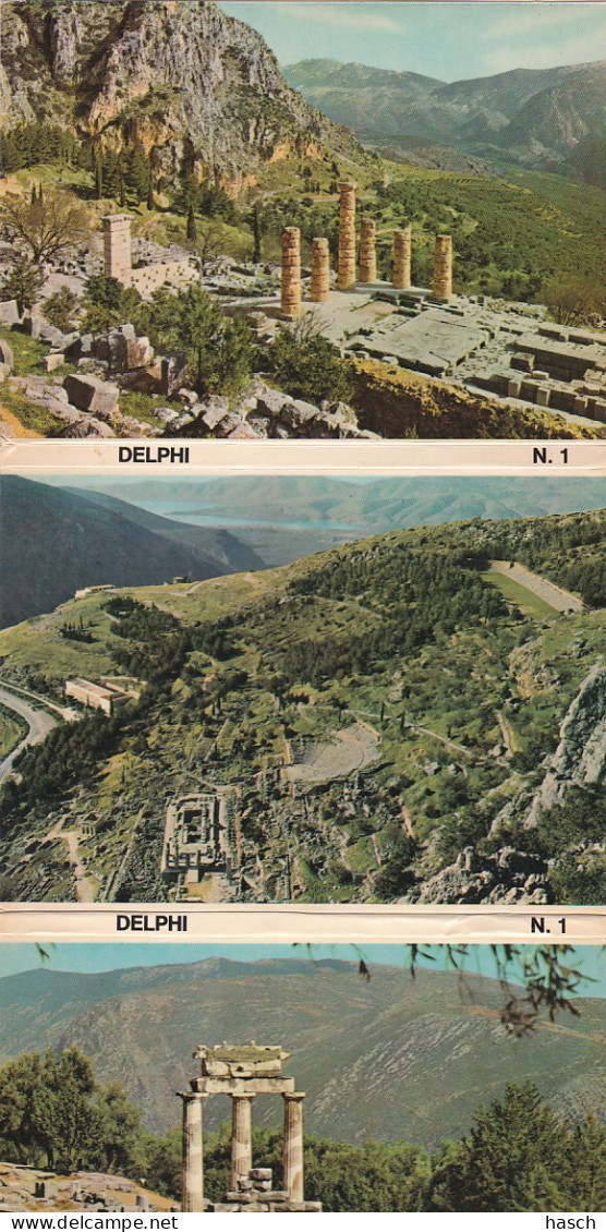 3834	205	Delphi, Nr. 1 (10x) - Griechenland