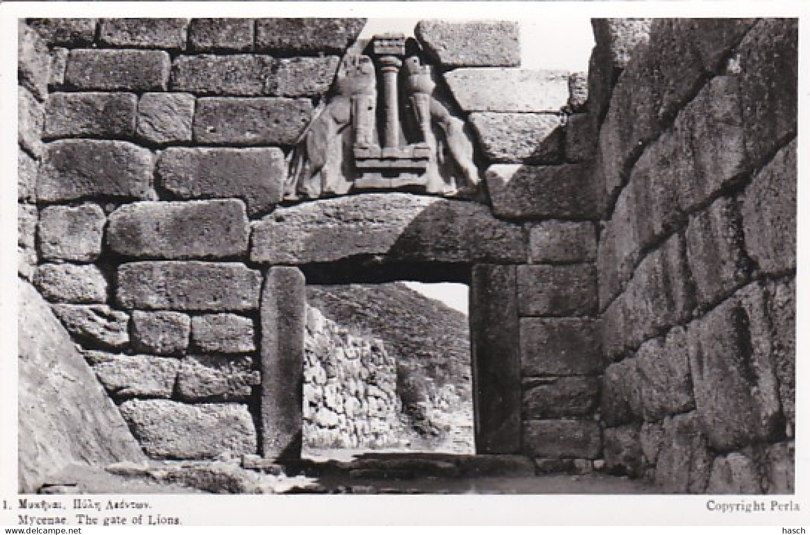 3834	208	Mycenae, The Gate Of Lions - Griechenland