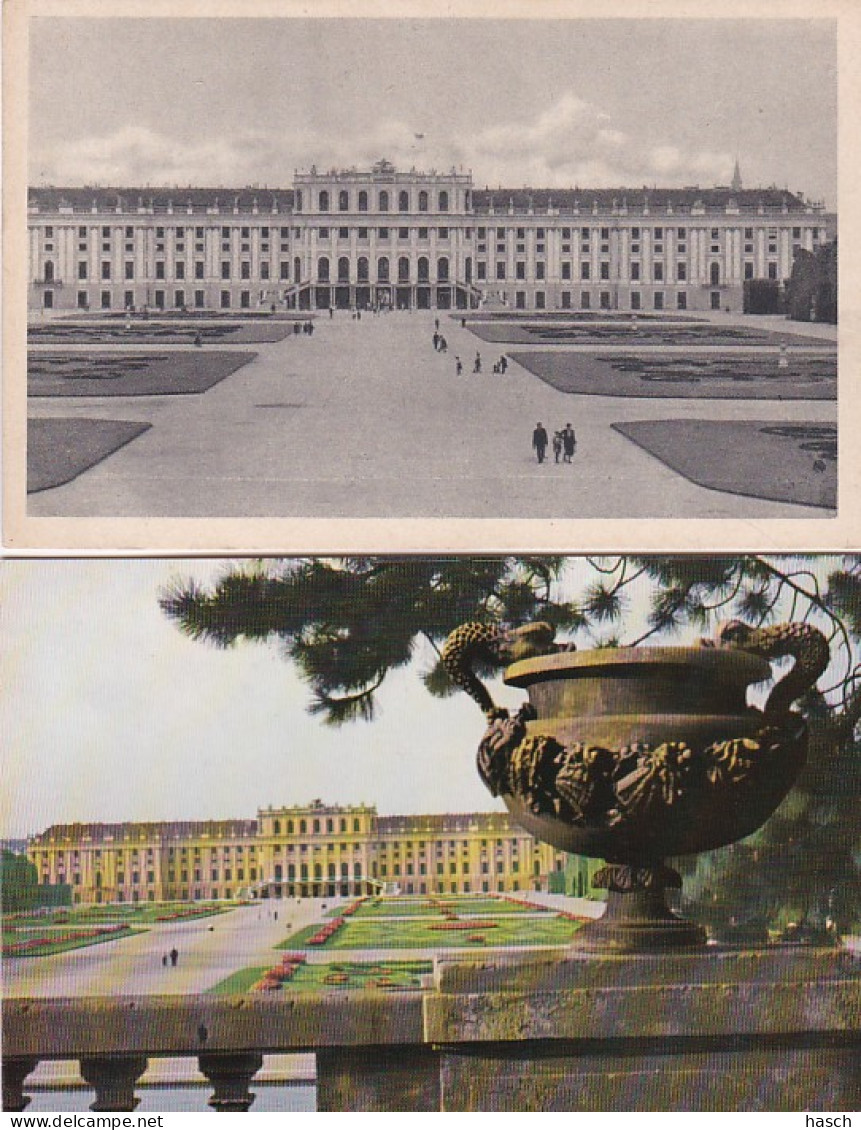 3834	440	Wien, Schloss Schönbrunn (2 Karten) - Château De Schönbrunn