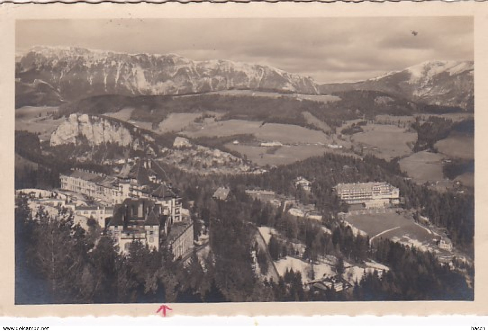 3834	442	Semmering, Südbahnhotel Und Kurhaus (gestempelt 1928)(sehen Unten) - Semmering