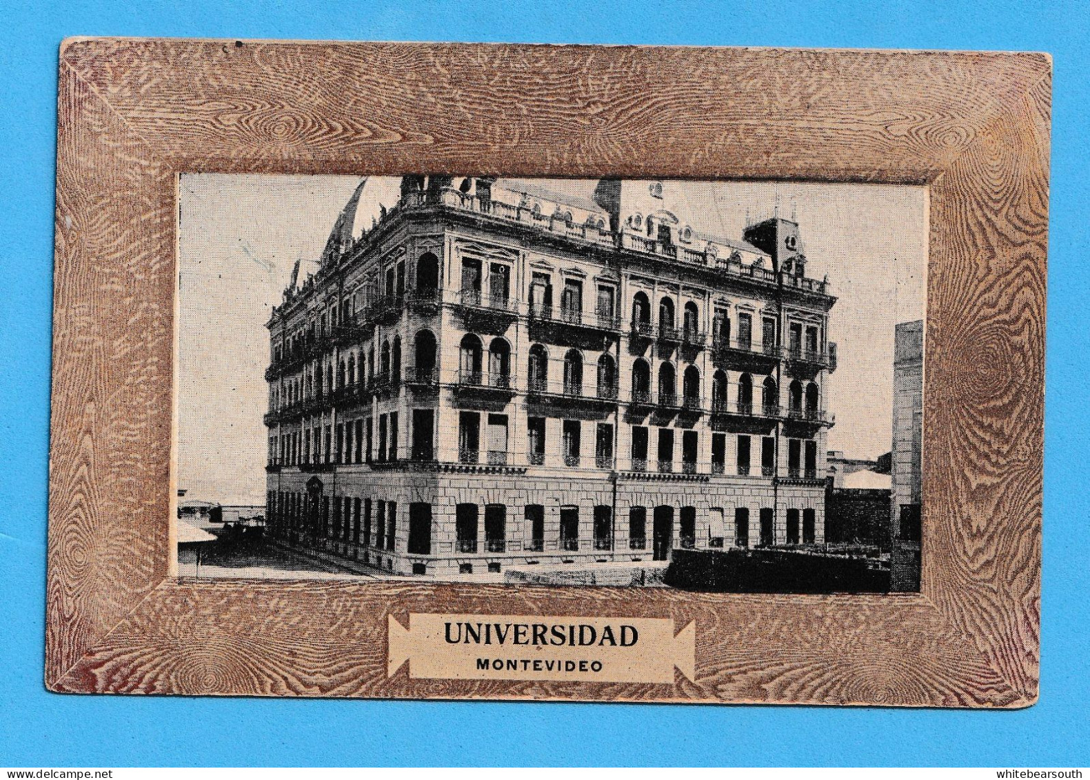 381 URUGUAY MONTEVIDEO  UNIVERSITY MONTEVIDEO BUILDING   POSTAL POSTCARD - Uruguay