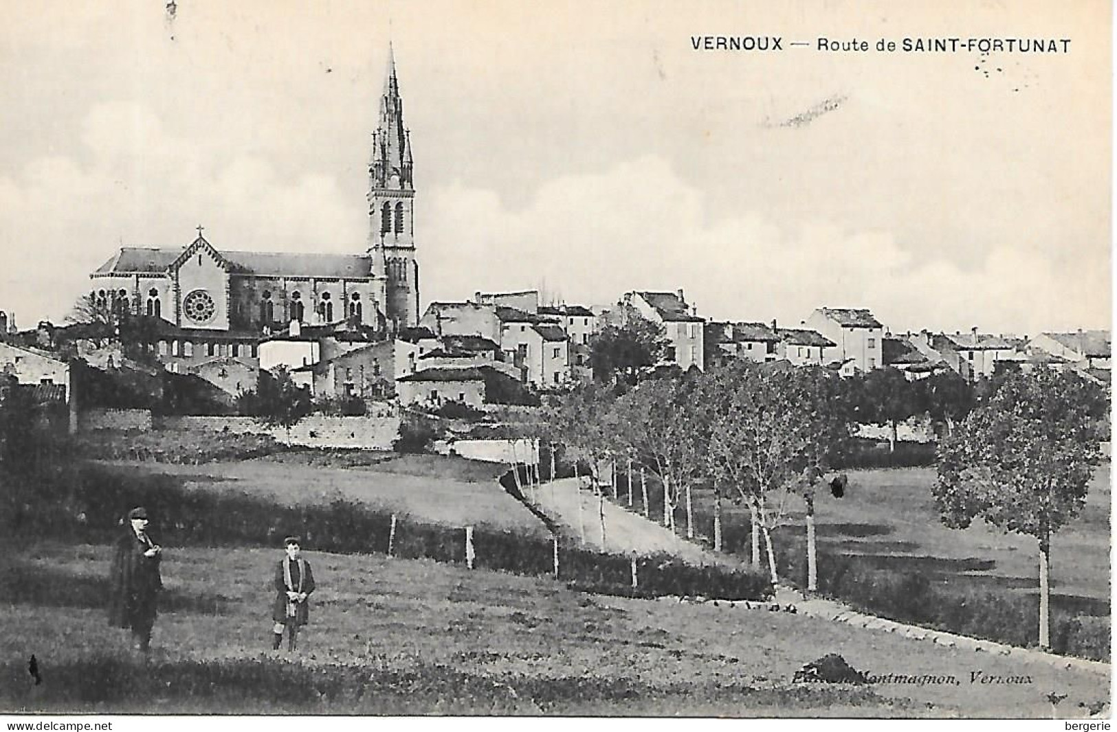 C/221              07    Vernoux    -   Route De Saint-fortunat - Vernoux