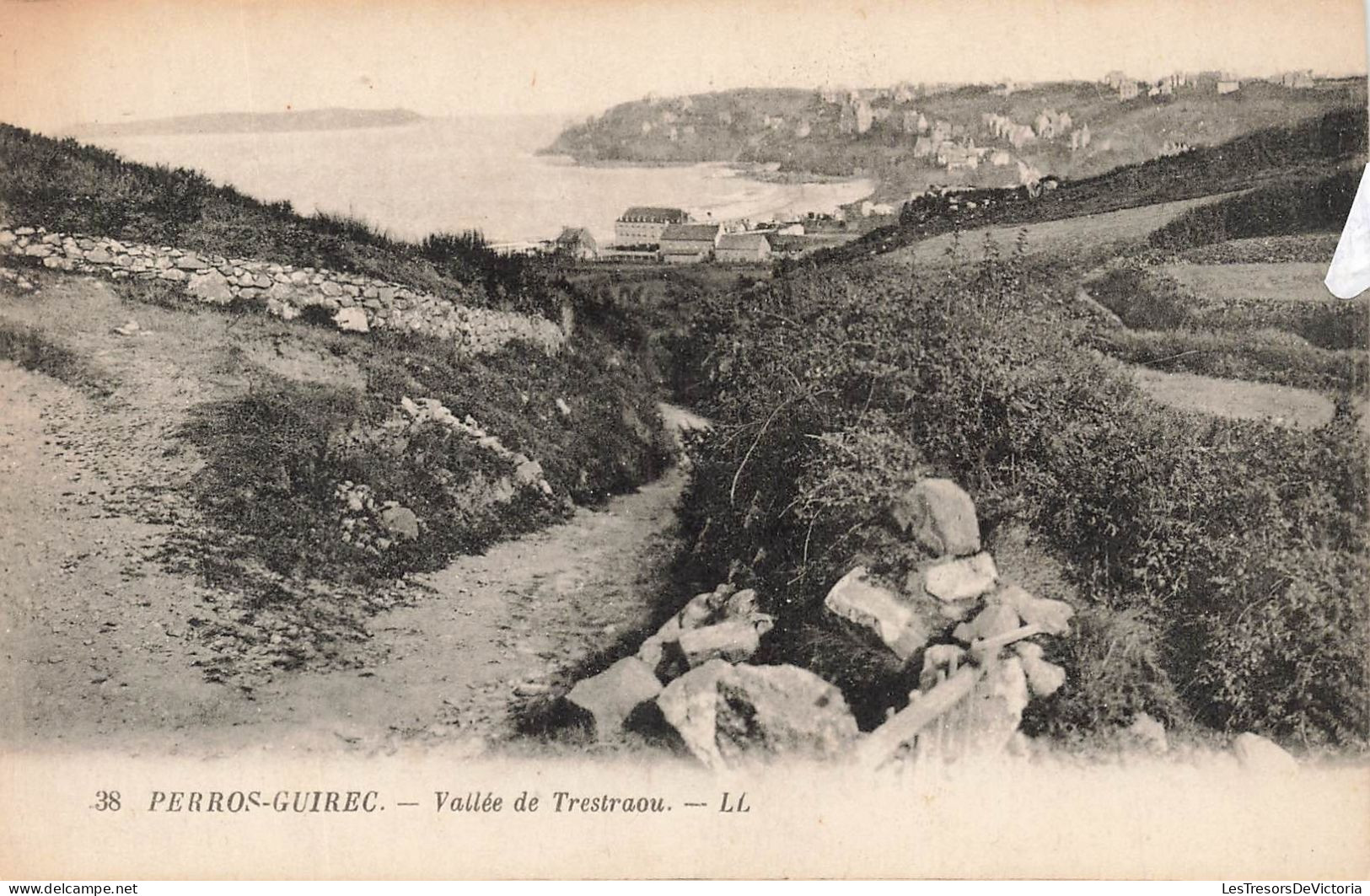 FRANCE - Perros Guirec - Vallée De Trestraou - L L - Vue Générale -  Carte Postale Ancienne - Perros-Guirec