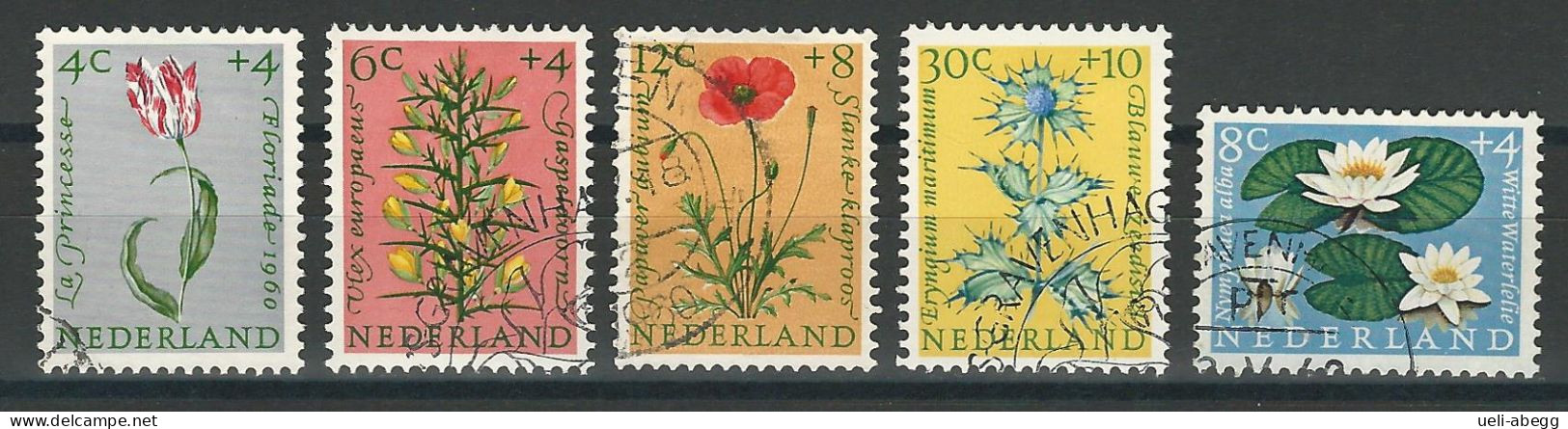 Niederlande NVPH 738-42 , Mi 746-50 O - Gebraucht