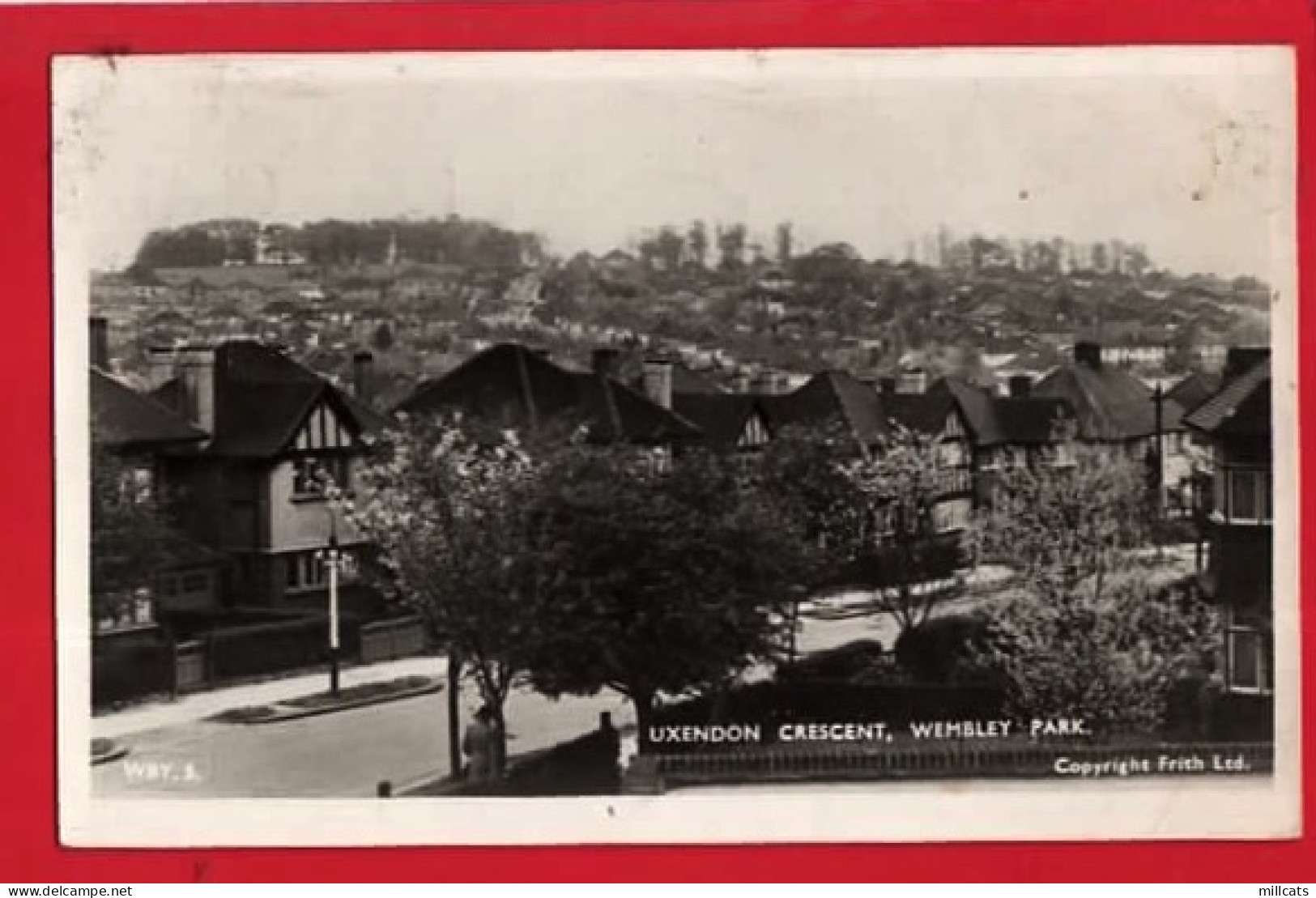 WEMBLEY PARK  UXENDON CRESCENT   RP Pu 1954 - Middlesex