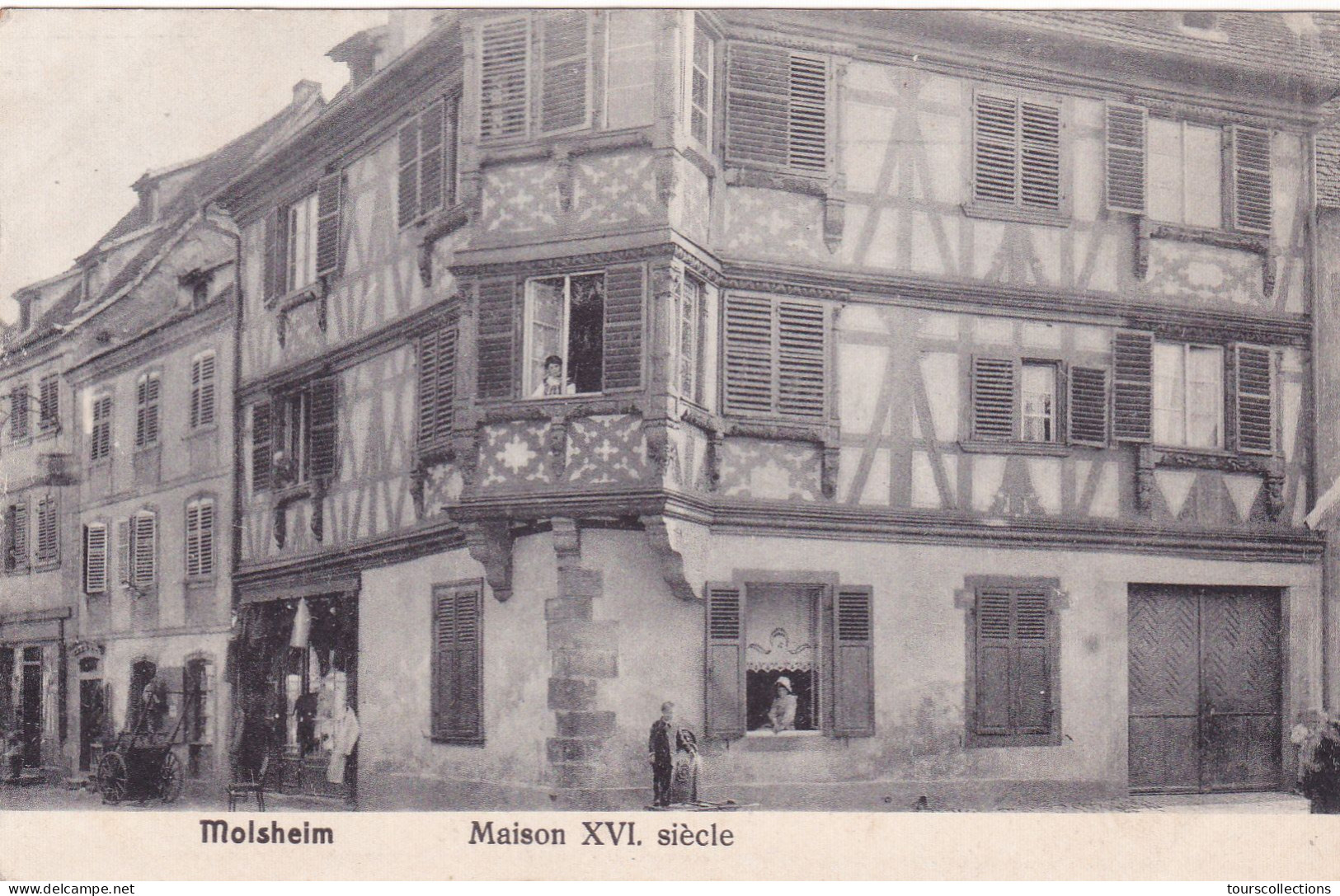 CPA 67 @ MOLSHEIM - Maison à Colombage Du XVI ° Siècle Vers 1906 - Molsheim