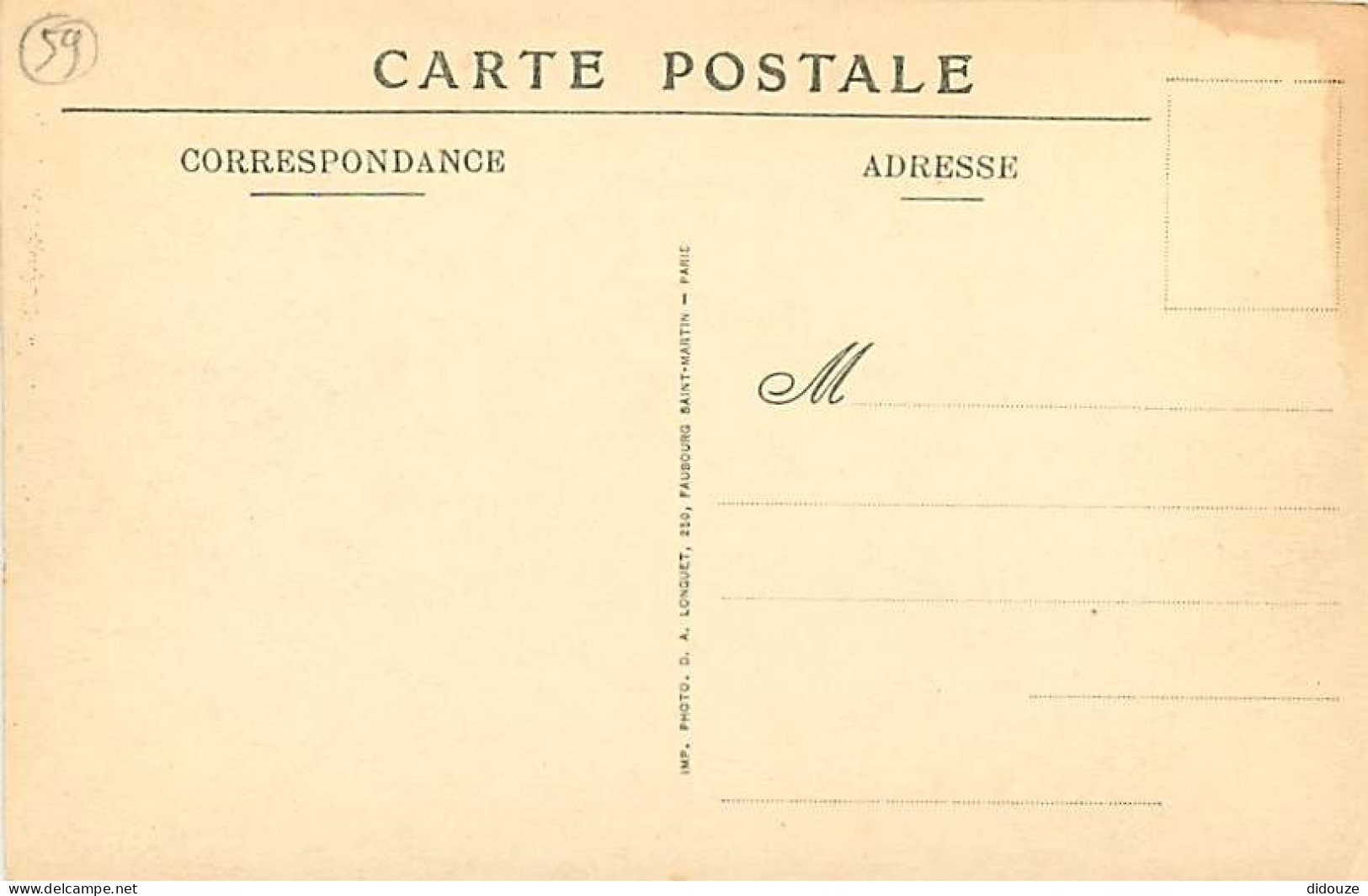 59 - Auby - Cité Du Port-Arthur - Animée - CPA - Voir Scans Recto-Verso - Auby