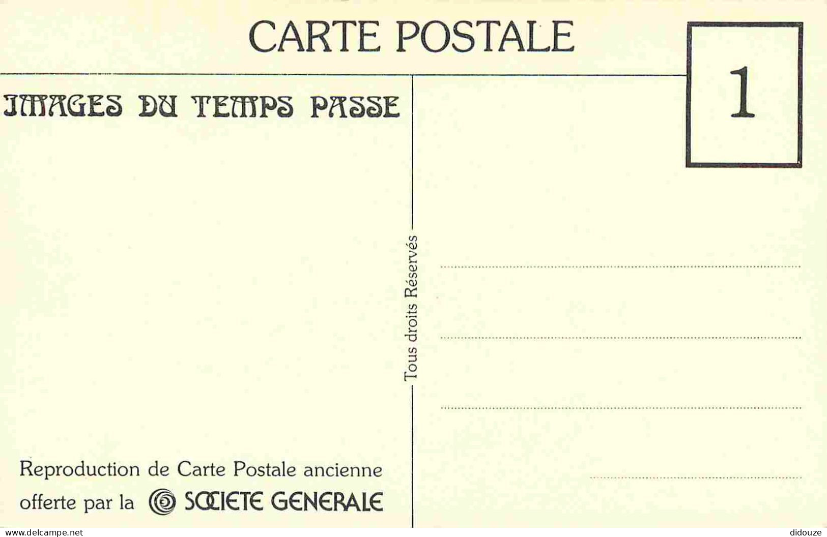 Reproduction CPA - 75 Paris - Les Abattoirs De La Villette - Images Du Temps Passé - 1 - Carte Offerte Par La Société Gé - Unclassified