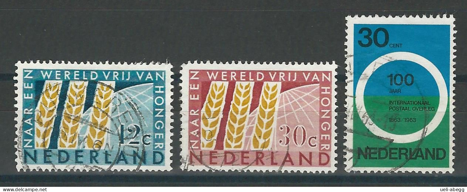 Niederlande NVPH 784-85, 791 , Mi 791-92, 799 O - Oblitérés