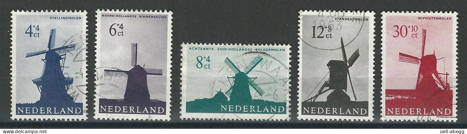 Niederlande NVPH 786-90 , Mi 794-98 O - Gebraucht