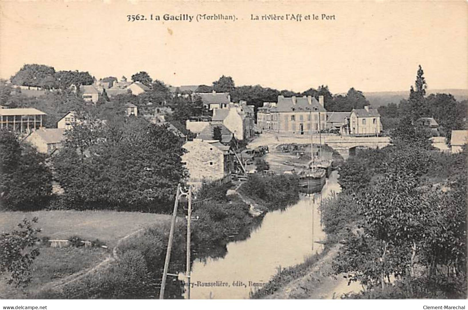 LA GACILLY - La Rivière L'Aff Et Le Port - Très Bon état - La Gacilly