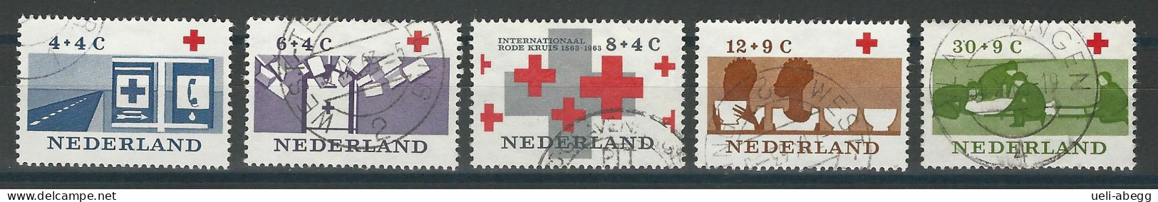 Niederlande NVPH 795-99 , Mi 801-05 O - Oblitérés