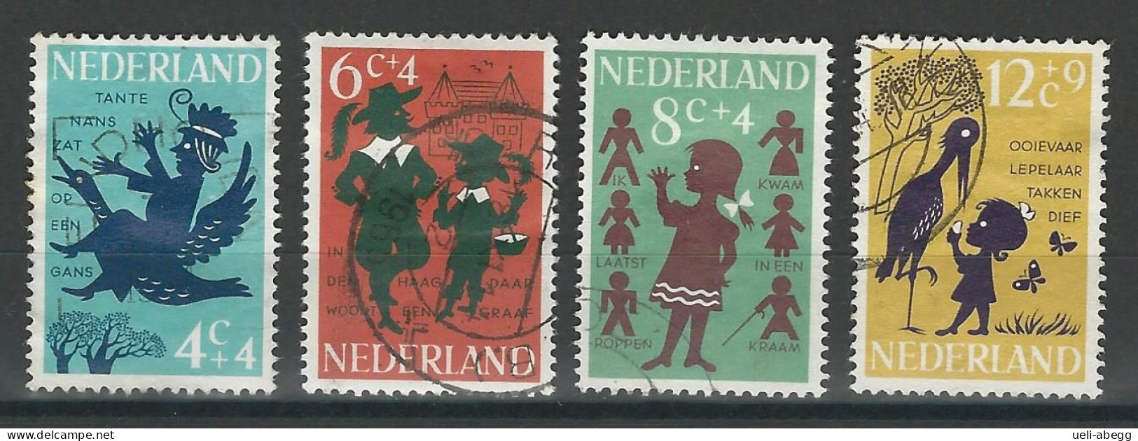 Niederlande NVPH 802-05 , Mi 808-11 O - Gebraucht