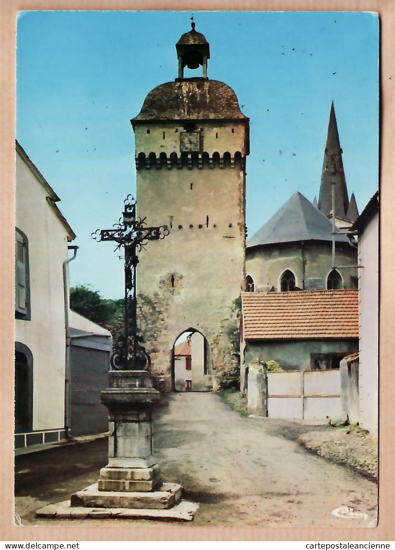 20789 / PONTACQ 64-Pyrenees Atlantiques Vieille Porte Place Croix Maison Entrée Village 1970s CIM - Pontacq