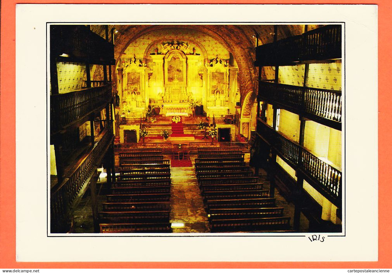 20753 / SAINT-ETIENNE-de-BAIGORRY (64) Interieur Eglise Galeries 1980s Photo KULIGOWSKI Euskadi Pais Basco Pays Basque - Saint Etienne De Baigorry