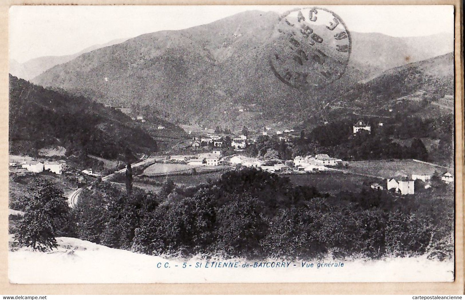 20752 / Saint-Etienne-de-BATCORRY Baigorry Vue Générale Village Euskadi à CHATIN Place République Bellac St - Saint Etienne De Baigorry