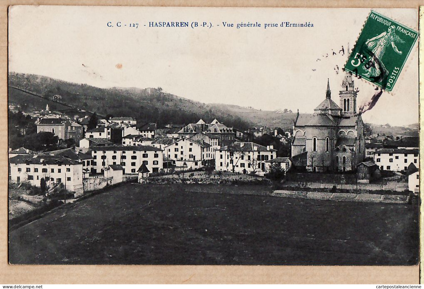 20679 / ⭐ ◉ HASPARREN 64-Euskadi Vue Prise ERMINDEA 1910s à CAVALIER Boucher Saint-Seurin-sur-l'Isle - CARRACHE N°127 - Hasparren