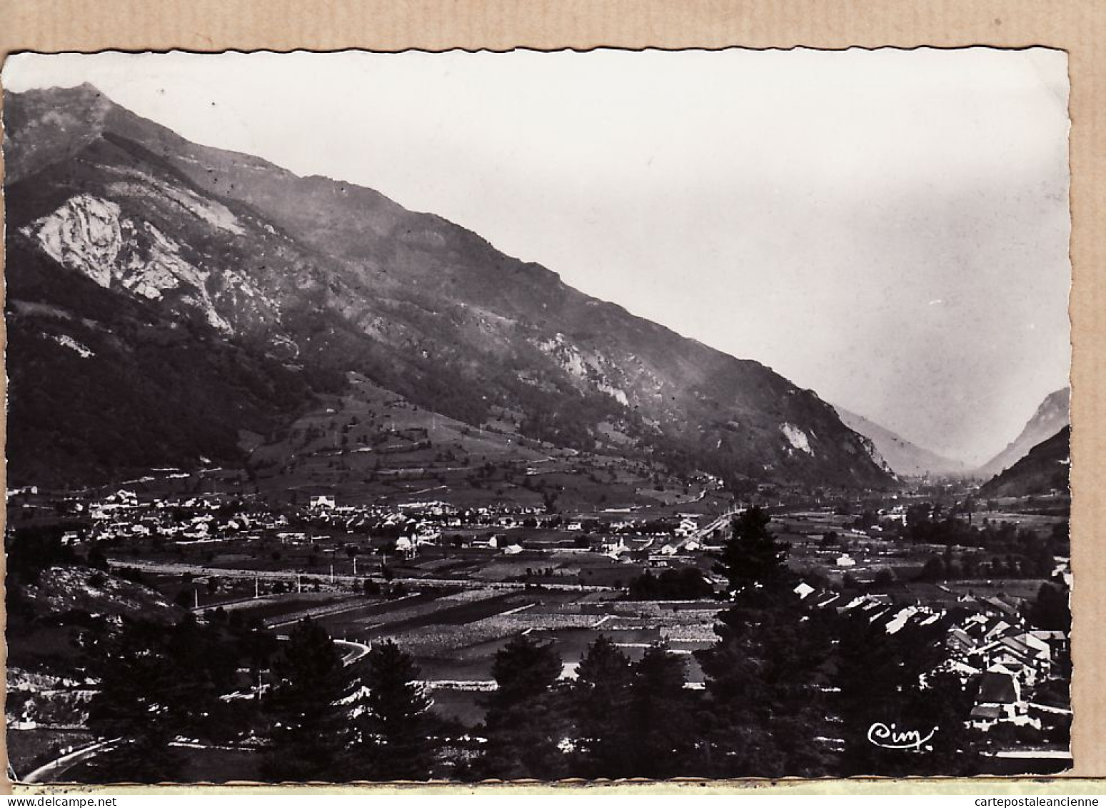 20743 / ⭐ ◉ LARUNS Panorama Village 14.02.1953 CPSM G.F Photo COMBIER 64-Basses Pyrenées Atlantiques - Laruns