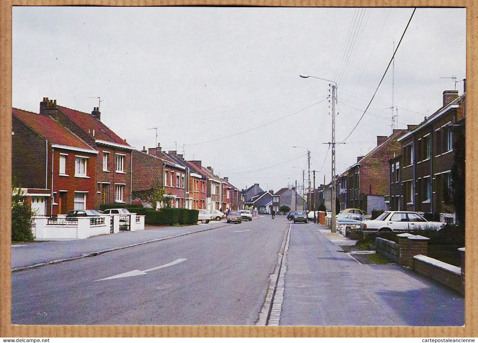 20976 / ⭐ ◉ AUBY 59-Nord Rue Des Frères DUYNE Quartier Pavillonaire Automobiles 1980s Edition PIERRON  - Auby