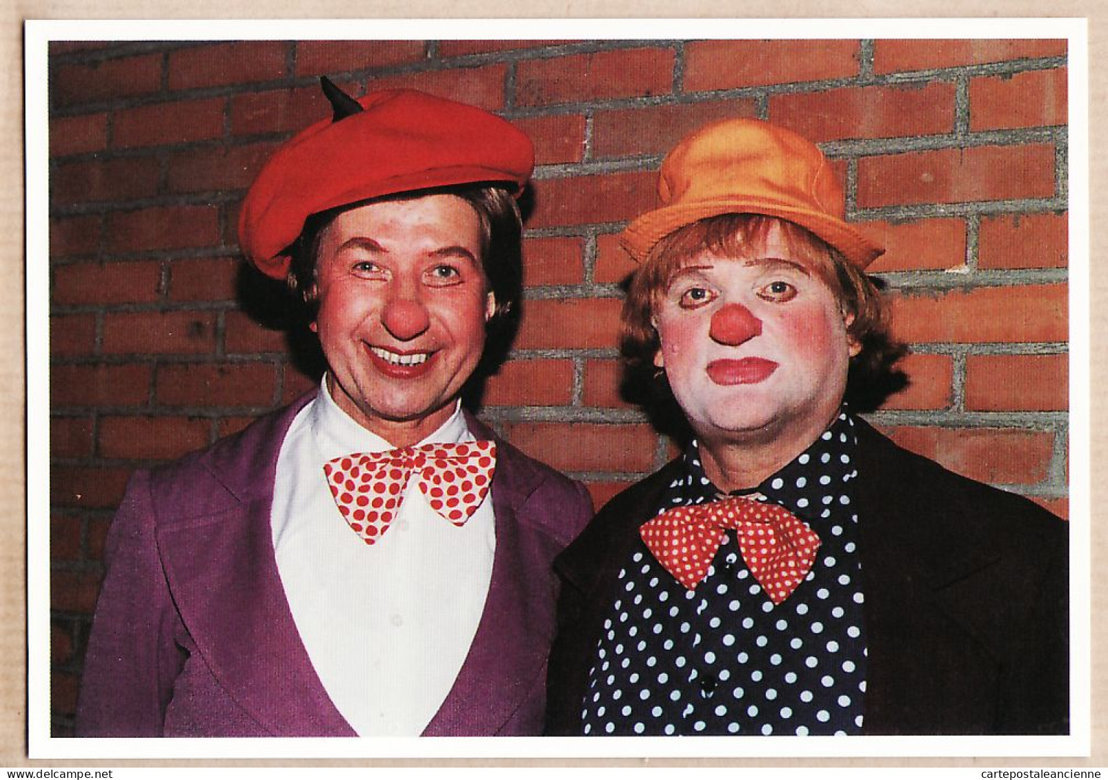 20974 / ⭐ ◉ SIN-LE-NOBLE Nord Cirque Educatif VASSILIEV-VIRKCHINE Clown Cirque MOSCOU 1990-Photo Denis PAQUET AC 90/40 - Sin Le Noble