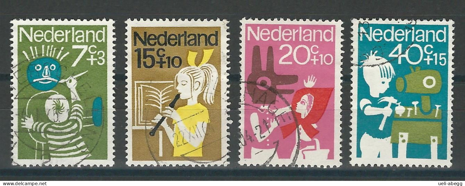 Niederlande NVPH 830, 832-34 , Mi 830, 832-34 O - Gebraucht