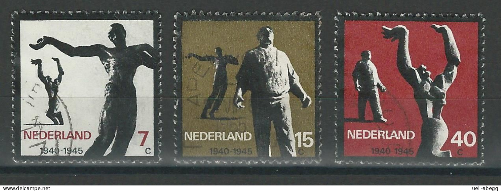 Niederlande NVPH 836-38 , Mi 836-38 O - Oblitérés