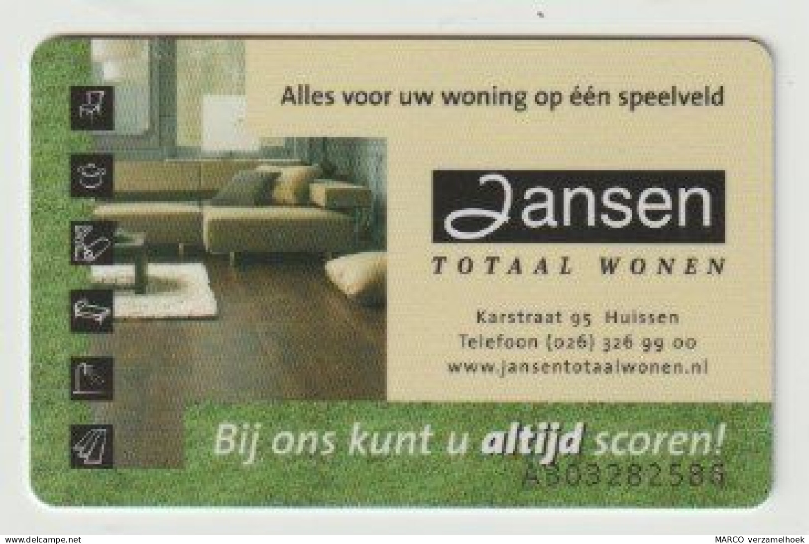 OHRA-card Gelredome Arnhem (NL) Vitesse-jansen Totaal Wonen Huissen - Ohne Zuordnung