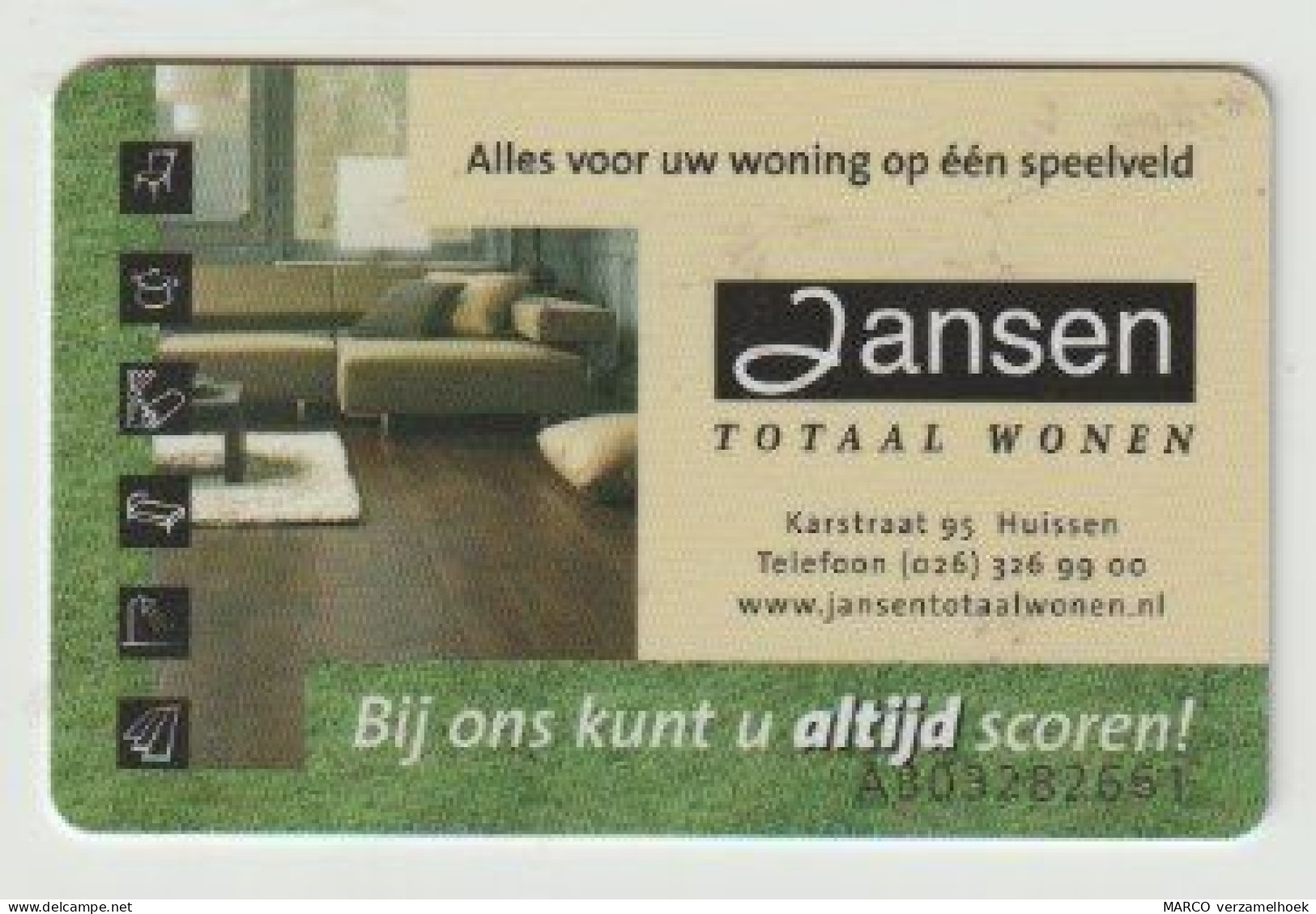 OHRA-card Gelredome Arnhem (NL) Vitesse-jansen Totaal Wonen Huissen - Unclassified