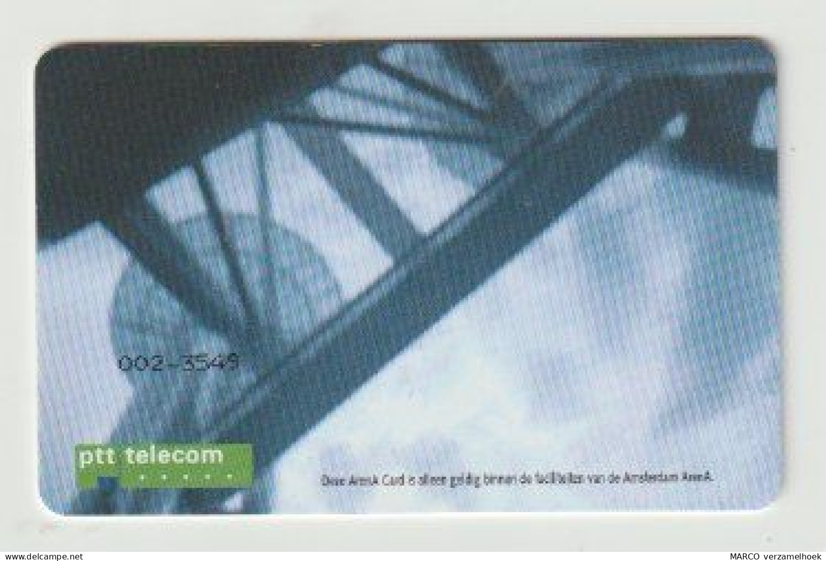 ARENA-card Amsterdam (NL) Ajax-PTT Telecom - Zonder Classificatie