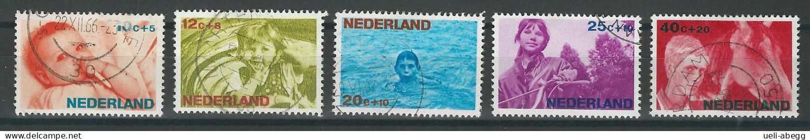 Niederlande NVPH 870-74 , Mi 866-70 O - Gebraucht