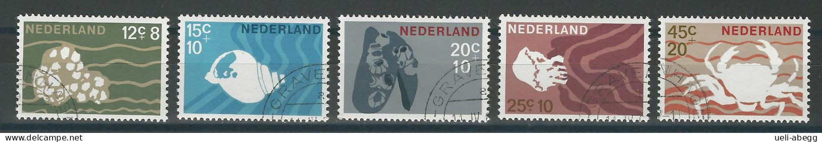 Niederlande NVPH 877-81 , Mi 873-77 O - Usati