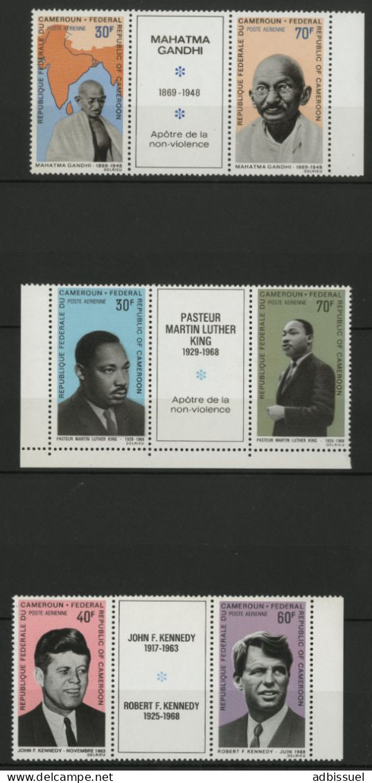 CAMEROUN POSTE AERIENNE PA N° 127A 3 Triptyques Neufs Sans Charnière ** MNH TB - Cameroun (1960-...)