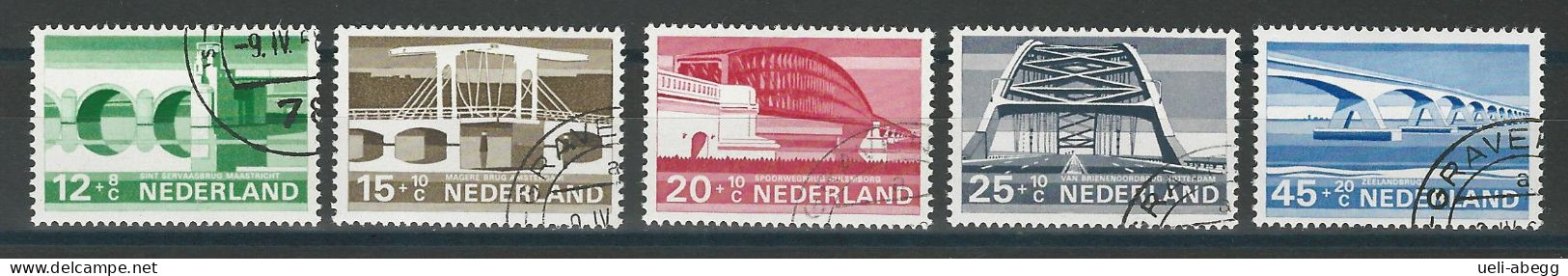 Niederlande NVPH 901-05 , Mi 894-98 O - Oblitérés