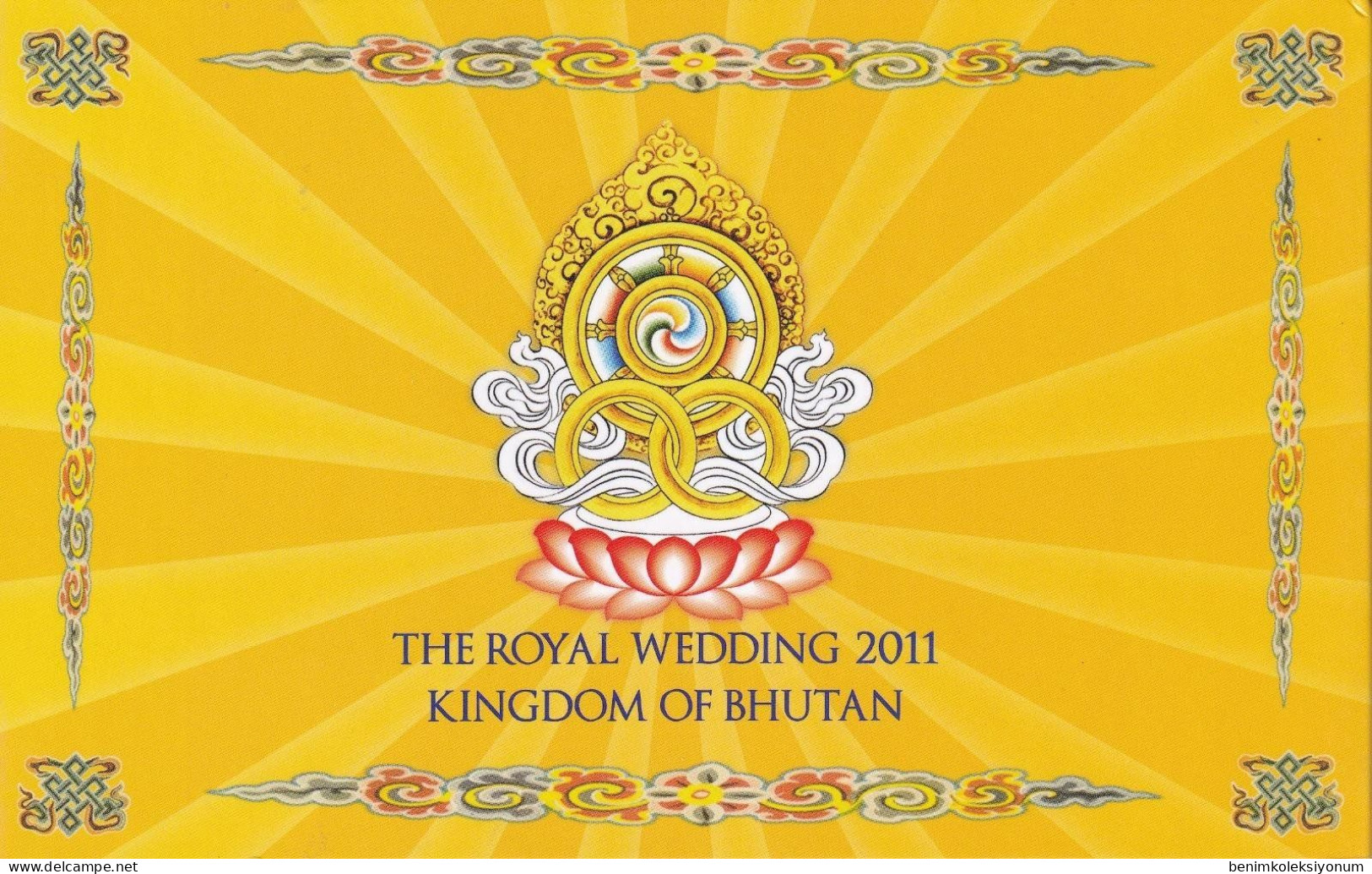 Bhutan, 100 Ngultrum 2011 UNC Royal Wedding - Bhután