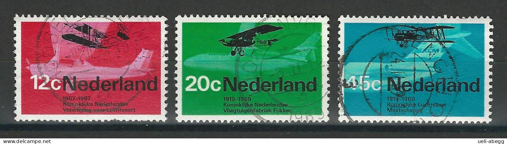 Niederlande NVPH 909-11 , Mi 902-04 O - Usados