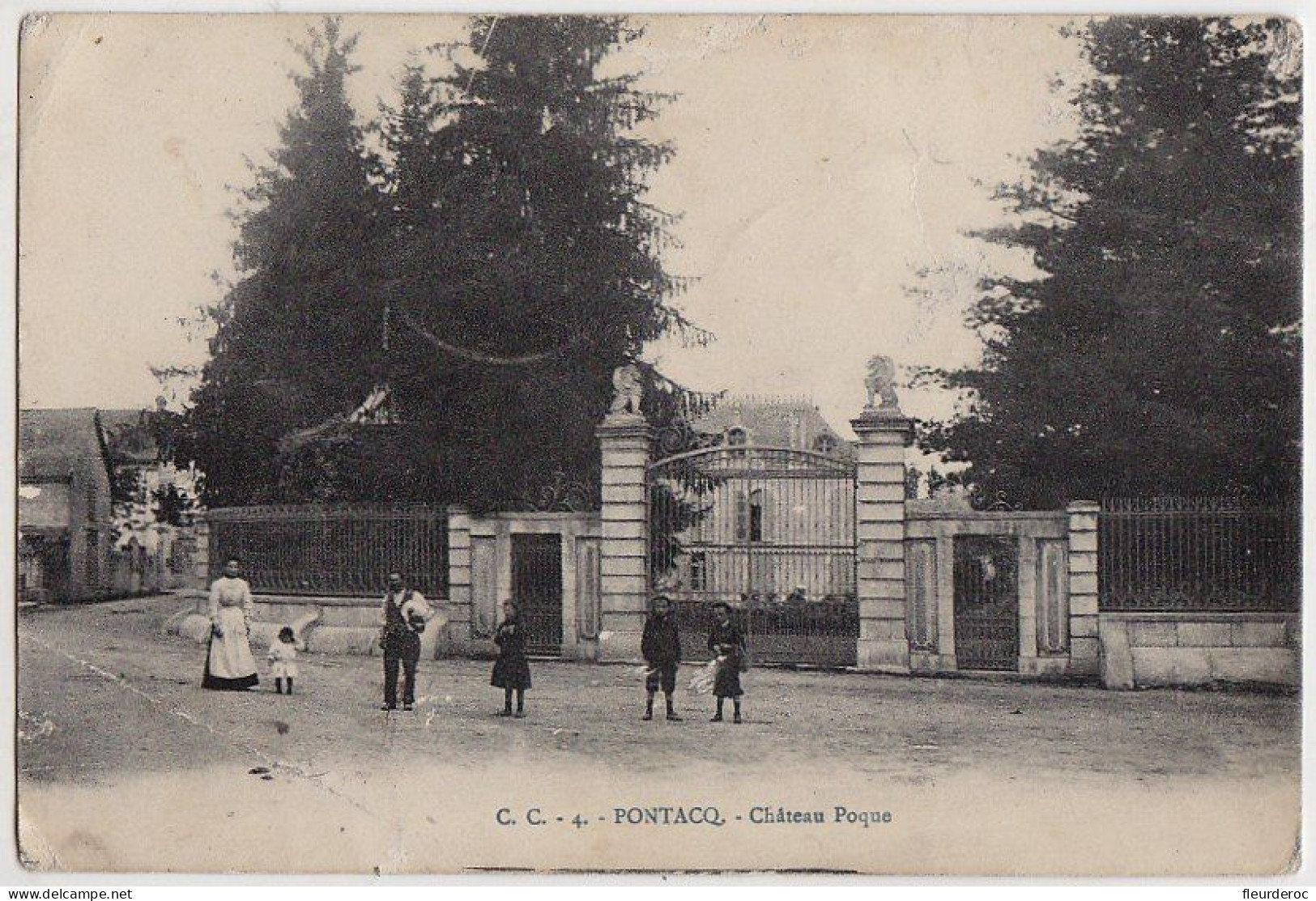 64 - B55776CPA - PONTACQ - Chateau Poque - Assez Bon état - PYRENEES-ATLANTIQUES - Pontacq