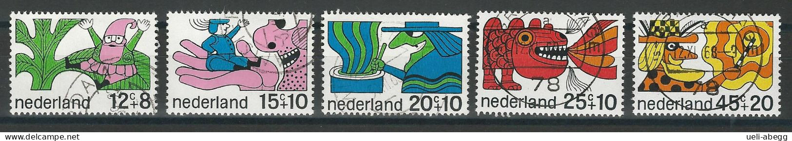 Niederlande NVPH 912-16 , Mi 905-09 O - Used Stamps