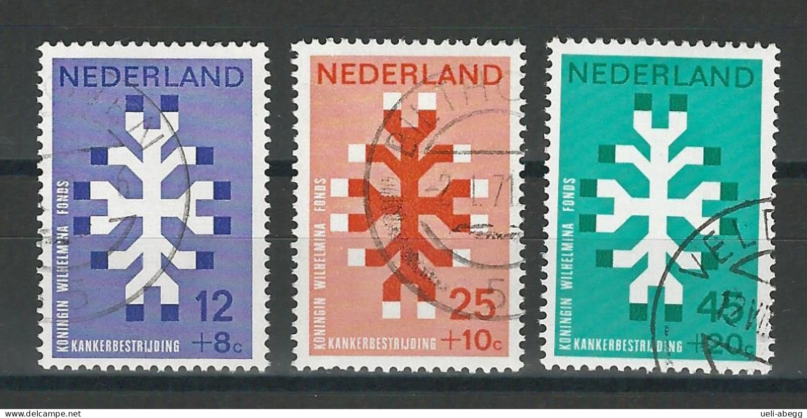 Niederlande NVPH 927-29 , Mi 923-25 O - Usati