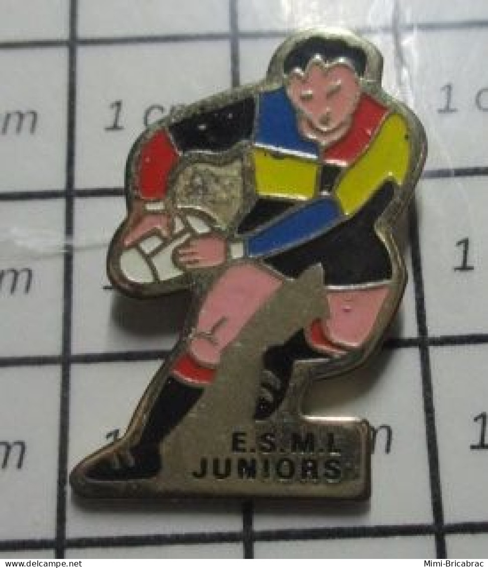 1616c Pin's Pins / Rare Et De Belle Qualité / SPORTS / CLUB RUGBY ESMI JUNIORS - Rugby