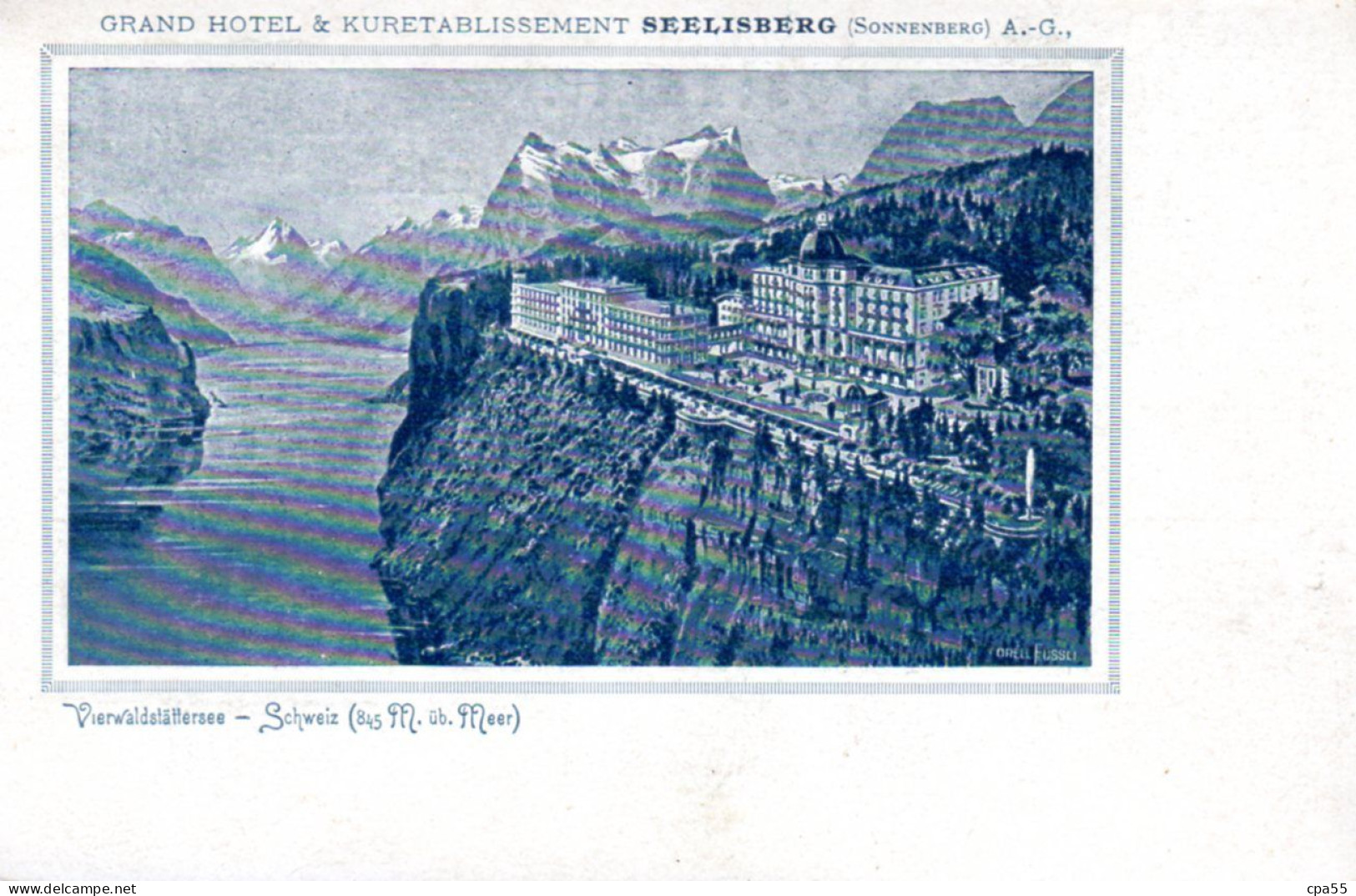 SEELISBERG  -  Grand Hotel & Kuretablissement ( Sonnenberg ) -  Vierwaldstättersee - Seelisberg