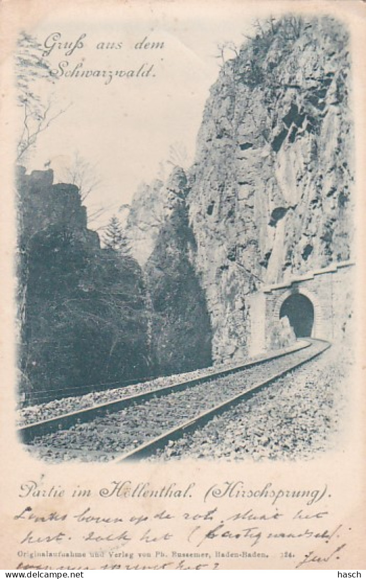 481019Partie Im Höllenthal, (Hirschsprung) – 1899.  - Höllental