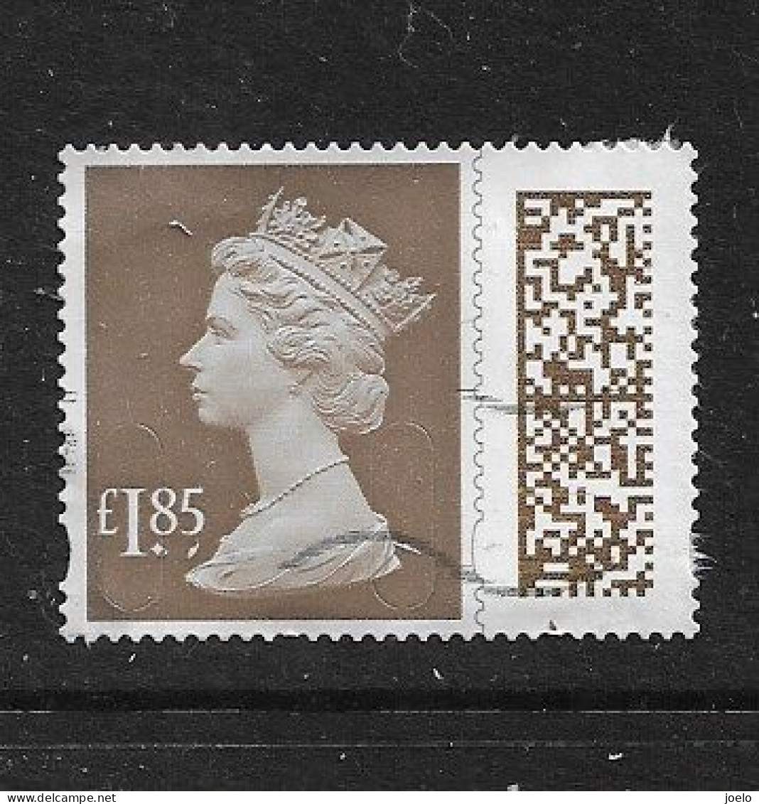 GB 2022 QE Ll MACHIN £1.85 SECURITY WITH BARCODE - Used Stamps