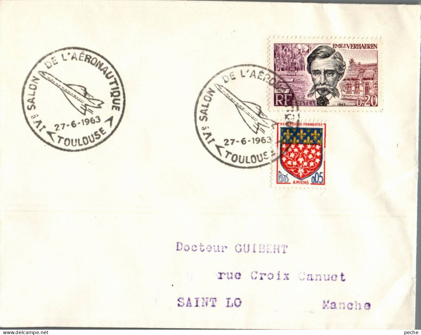 N°1918 V -cachet Salon De L'aéronautique -Toulouse- - Temporary Postmarks