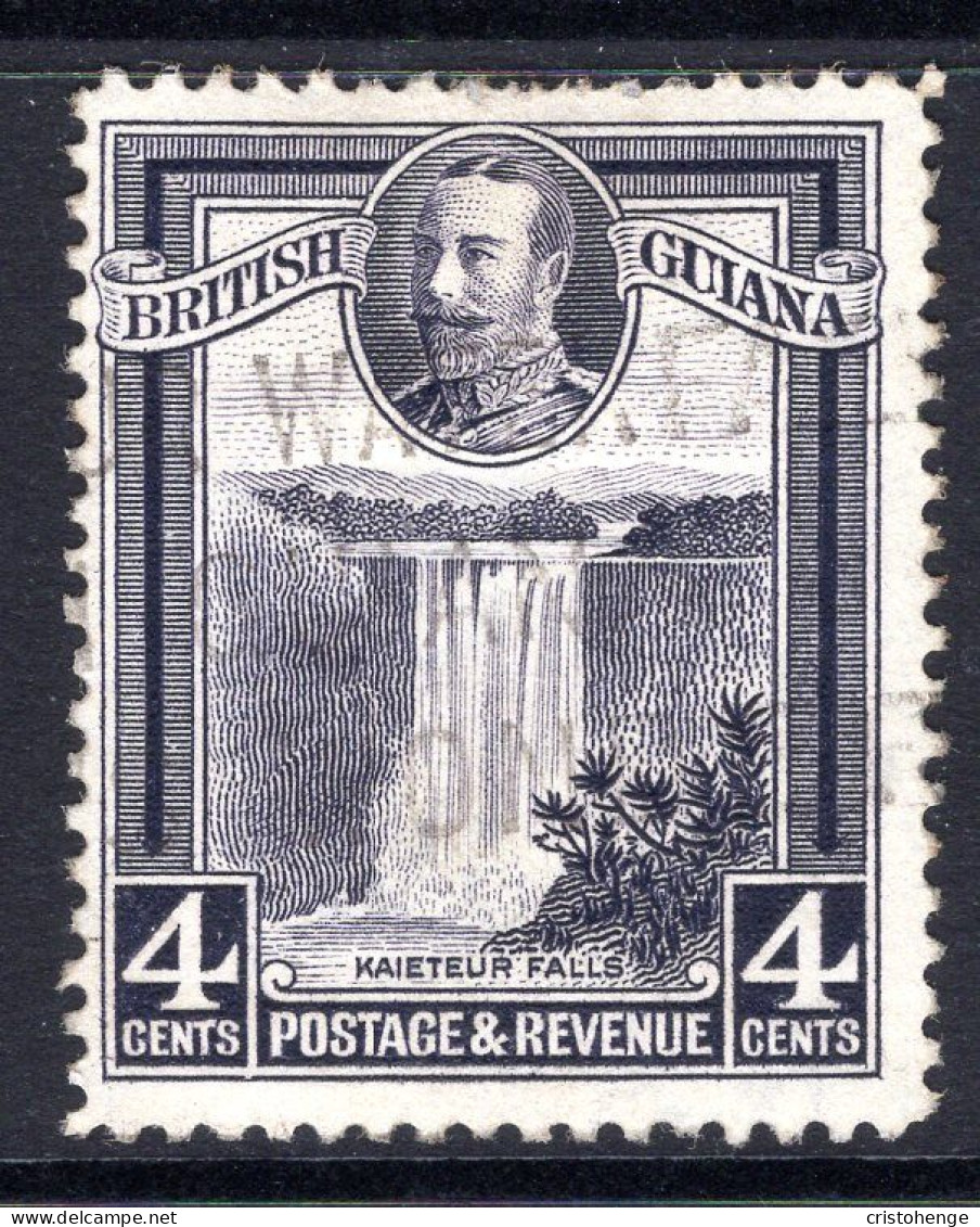 British Guiana 1934-51 KGV Pictorials - 4c Kaieteur Falls Used (SG 291) - Guayana Británica (...-1966)