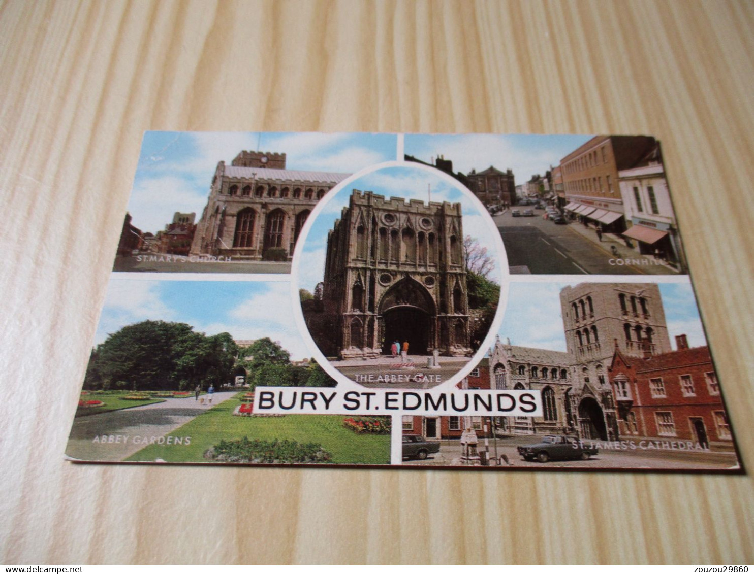 CPSM Bury St. Edmunds (Royaume-Uni).Vues Diverses. - Andere & Zonder Classificatie