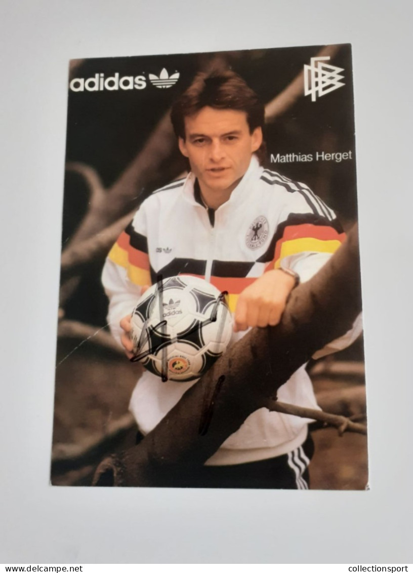 Football -  Autographe Matthias Herget - Handtekening
